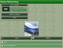 Tablet Screenshot of globalrefinishing.com